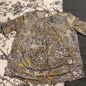 Liz Claiborne paisley top